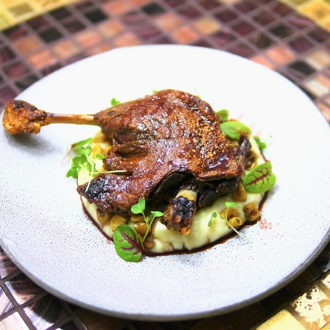 duck confit at Wonderland Savour