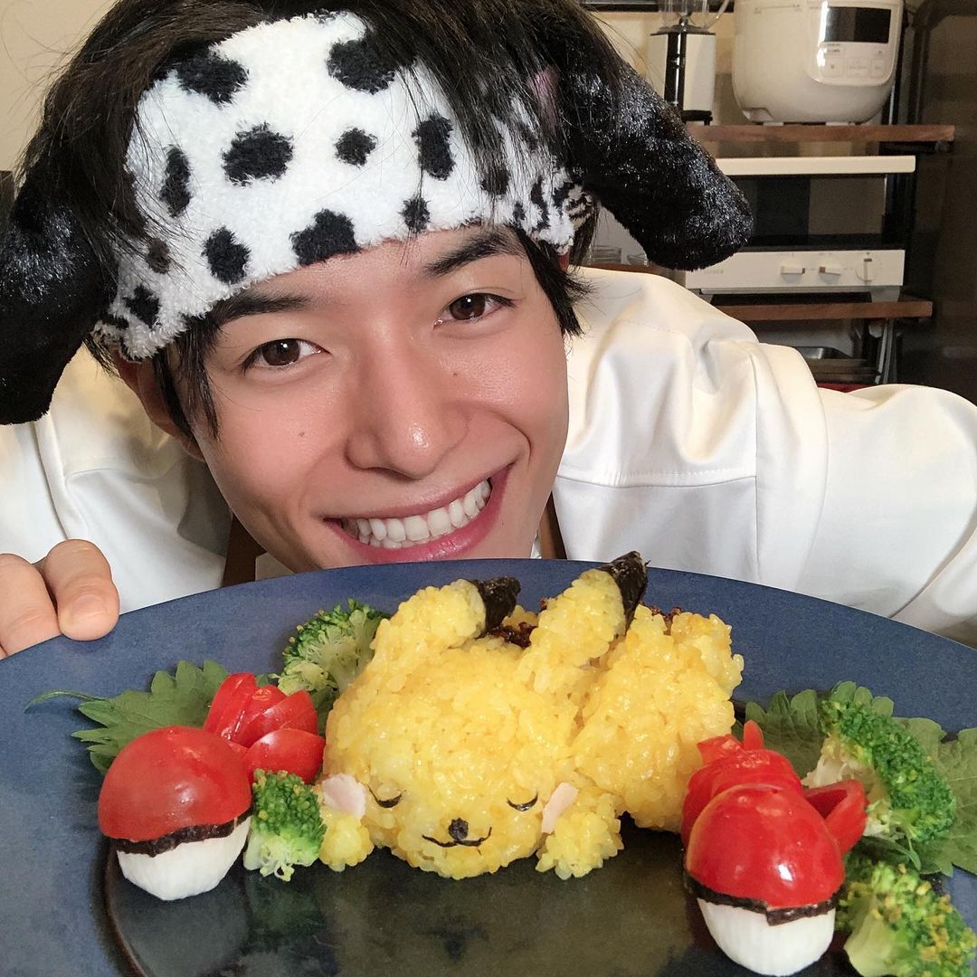 japanese chef ikeda koh and pikachu pokeball rice