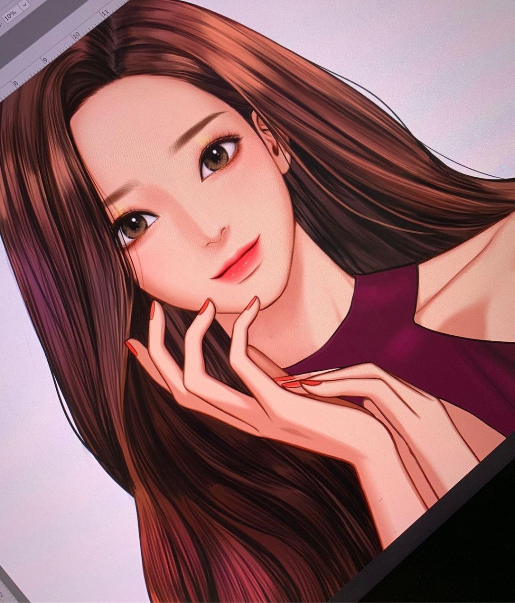 Lim Ju Gyung in True Beauty webtoon