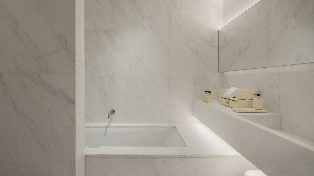 Duxton Reserve Singapore Pearl Suite bathroom