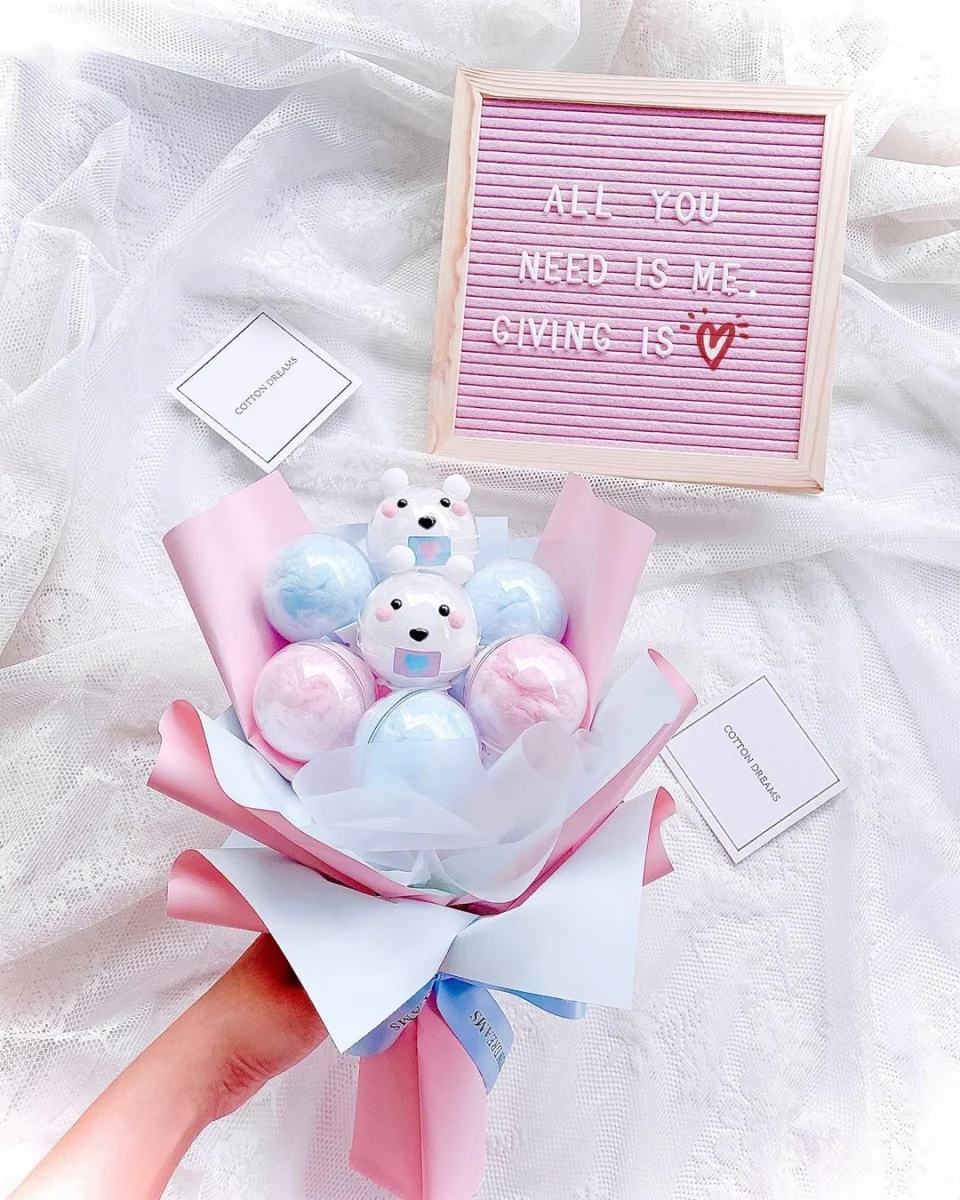 Cotton candy bouquet Singapore