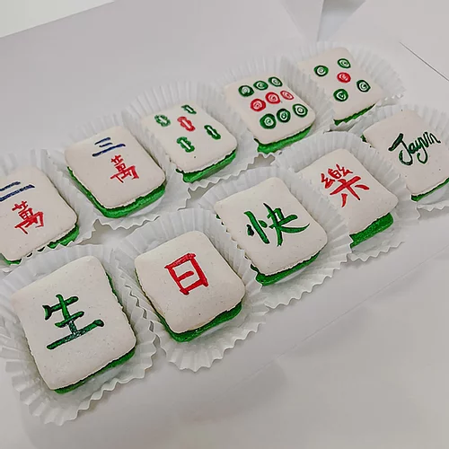 Mahjong macarons Singapore