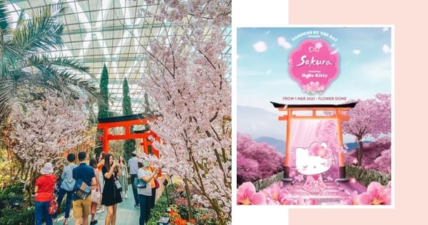 GBTB's 2021 Sakura Floral Display To Feature Hello Kitty For The First Time Ever, Admissions Open From 1 March