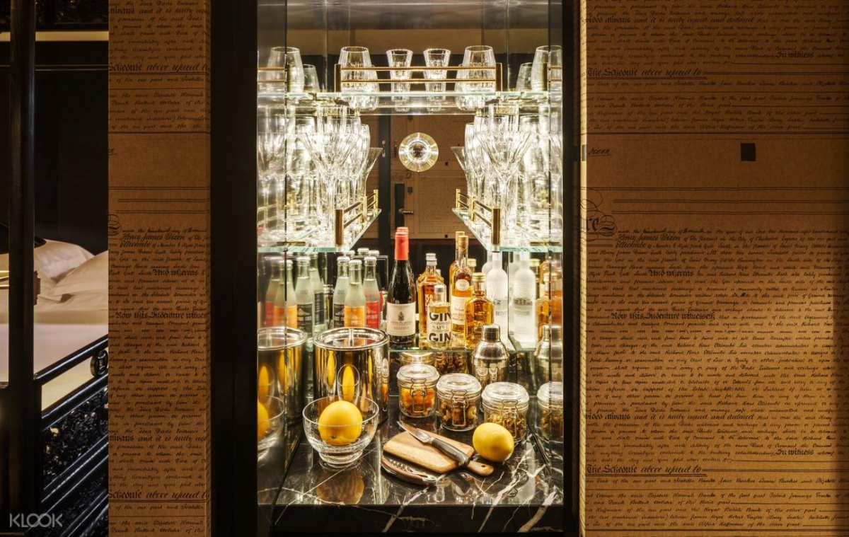Duxton Reserve Singapore in room minibar