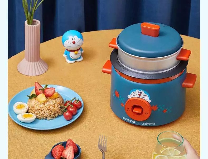Doraemon rice cooker double layer