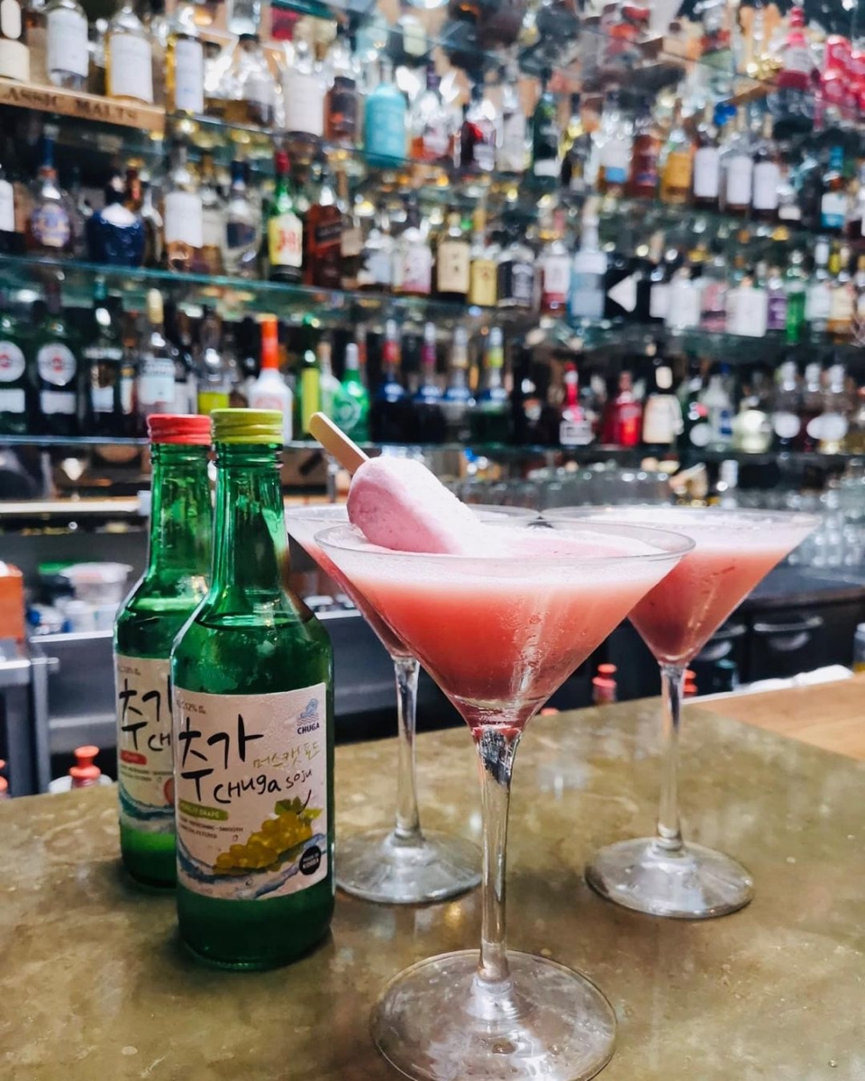 No. 5 Emerald Hill Bulghida Soju Martini