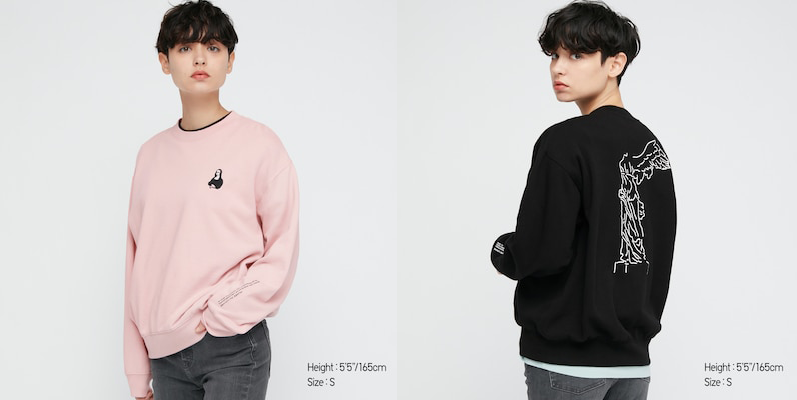 uniqlo louvre museum long sleever shirts singapore