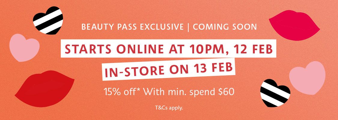 Sephora Singapore 2021 Valentine's Day sale