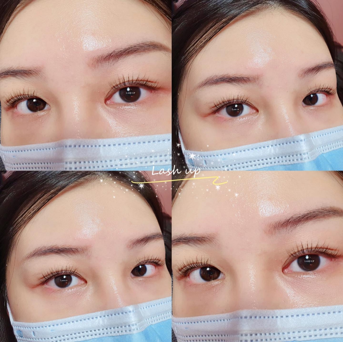 Lash Up lash lift and tint with before and after
