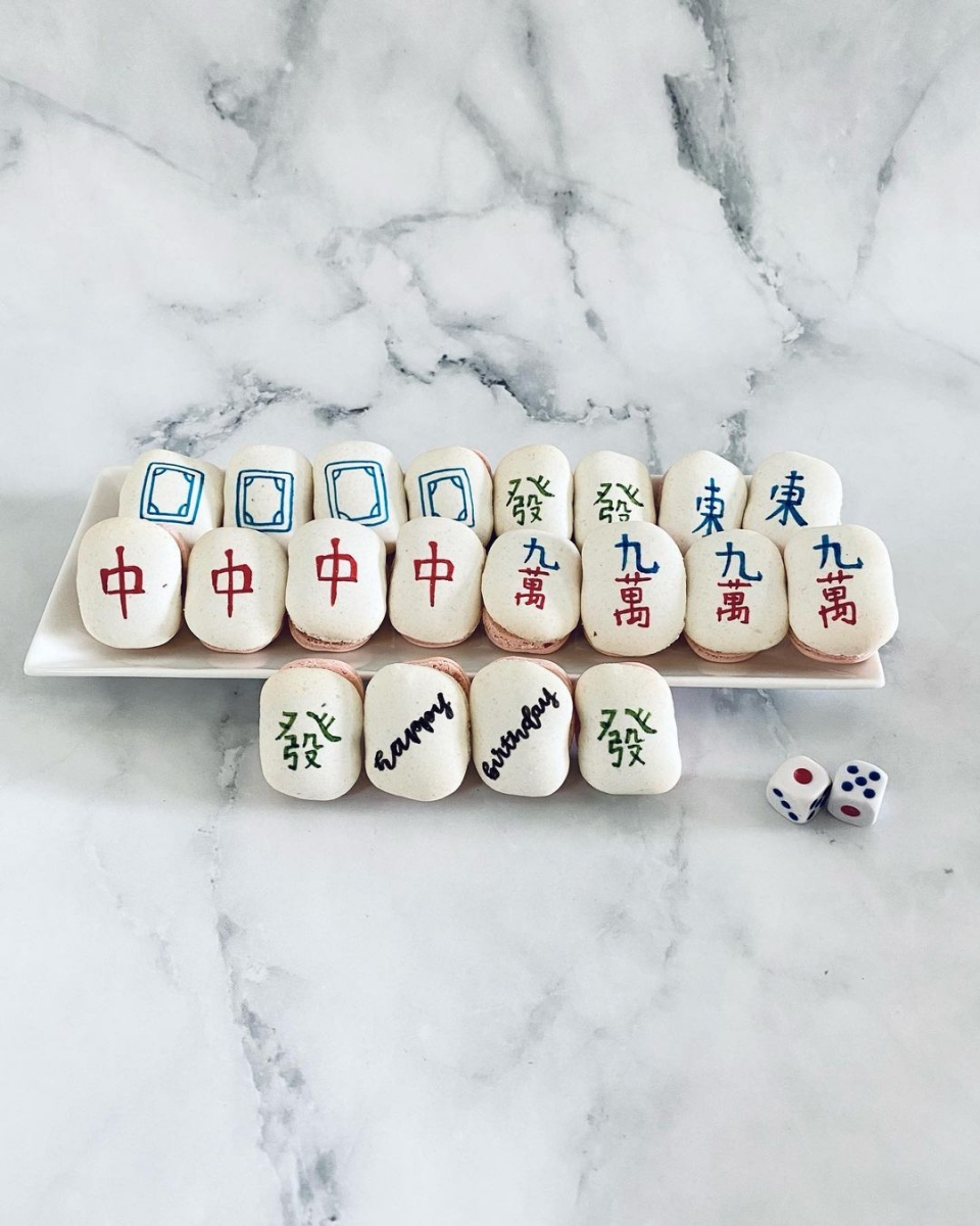 Mahjong macarons Singapore