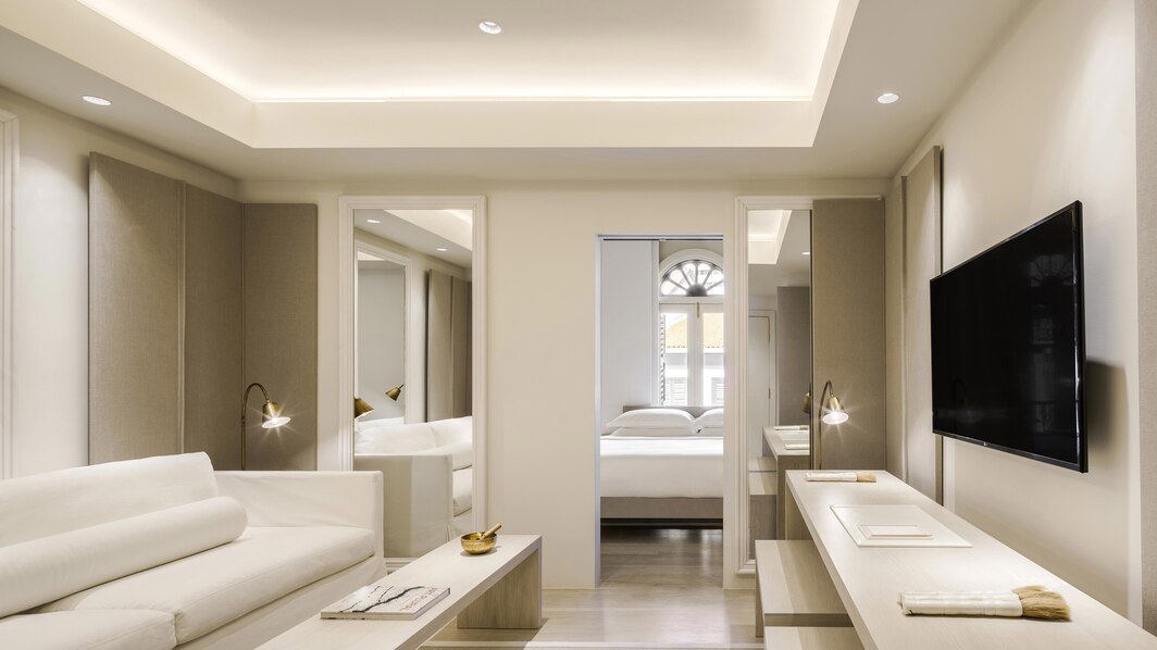 Duxton Reserve Singapore Pearl Suite living room