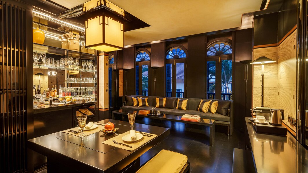 Duxton Reserve Singapore Montgomerie Suite living room