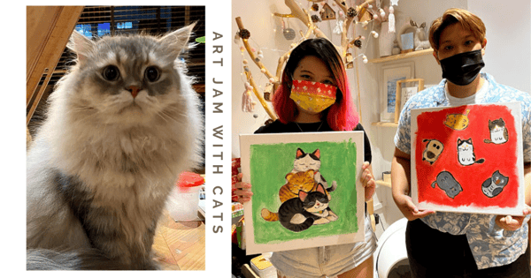 Art Jam While Surrounded By Cats At This New Studio At Yishun, Free Drink & Materials Provided