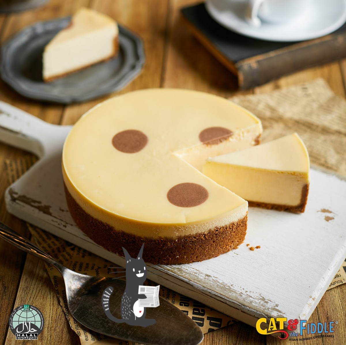 cheese print new york cheesecake