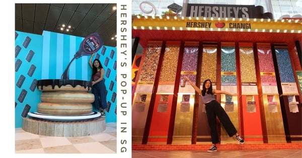 New Hershey's Pop-Up At Changi Airport Has Fun Photo Opportunities & World's Largest Chocolate