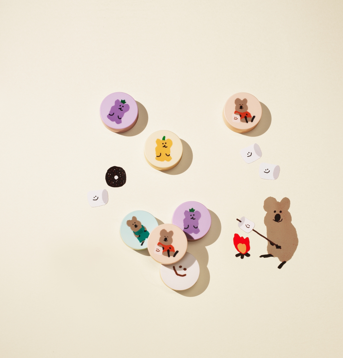 innisfree x Dinotaeng No Sebum Mineral Powder