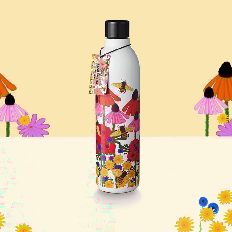 starbucks 3.1 Phillip Lim bee and flower water bottle