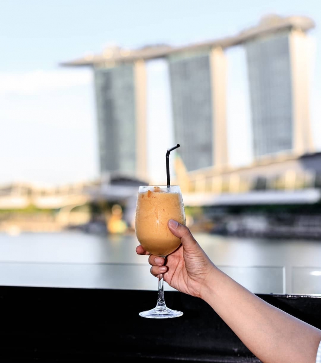 Kinki Bar mango cocktail
