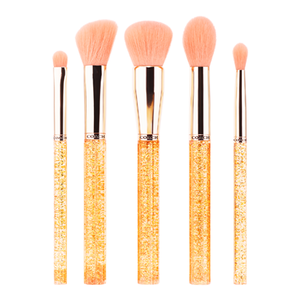 Coach x Sephora Tea Rose makeup brushest