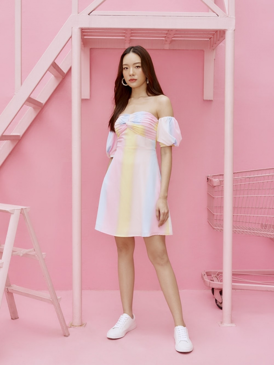 Pomelo pastel dress