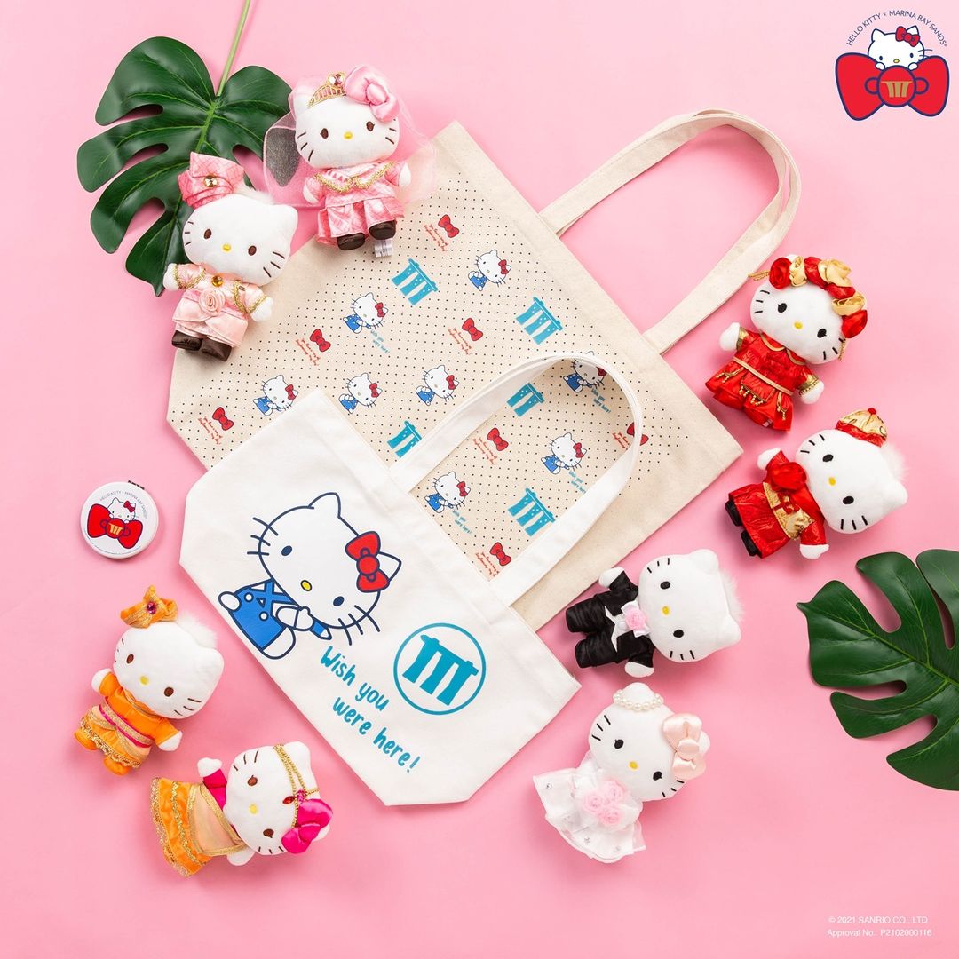 Hello Kitty wedding plushies MBS Singapore