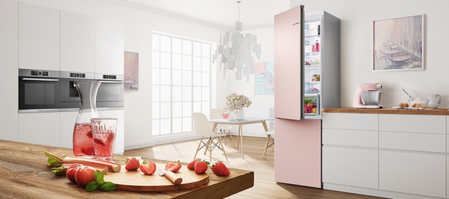 Bosch pink vario style refridgerator