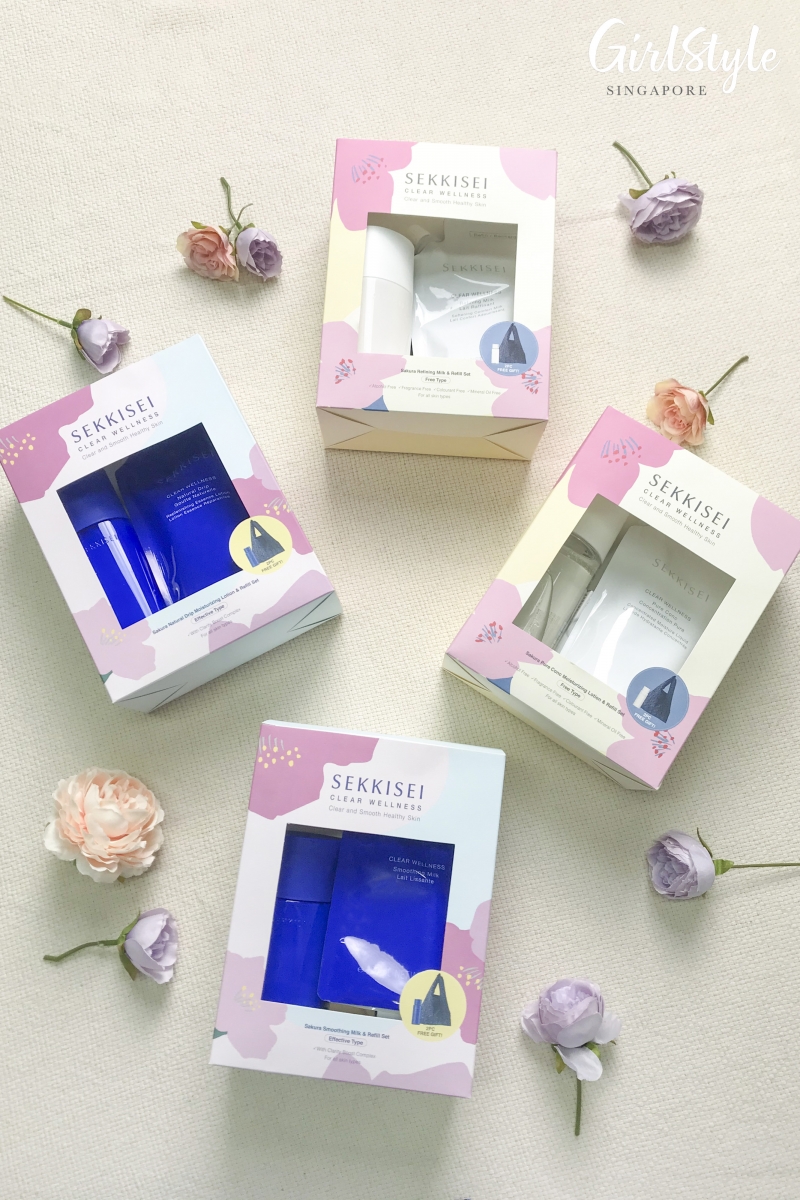 kose sekkisei clear wellness sakura edition boxes
