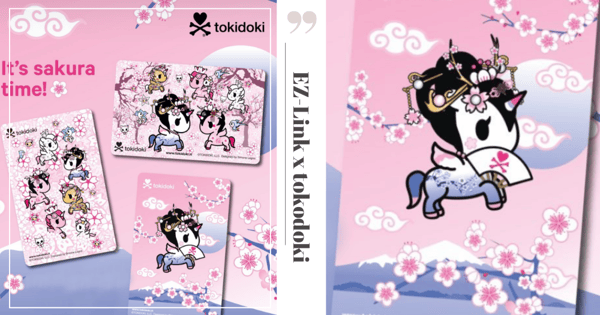 New tokidoki Cherry Blossom EZ-Link Cards Are Available At These Selected Cheers Stores