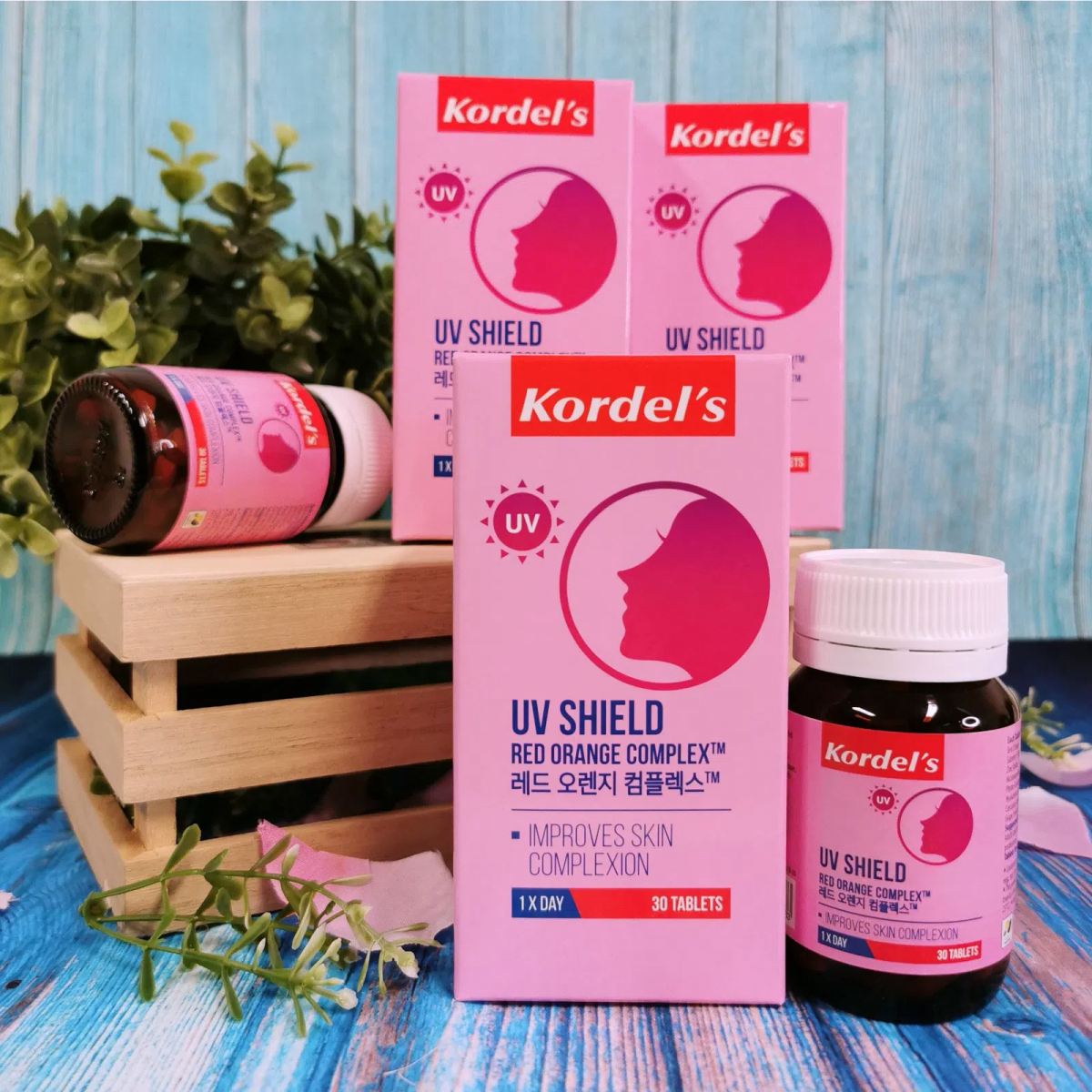 Kordel’s UV Shield Red Orange Complex oral sunblock Singapore
