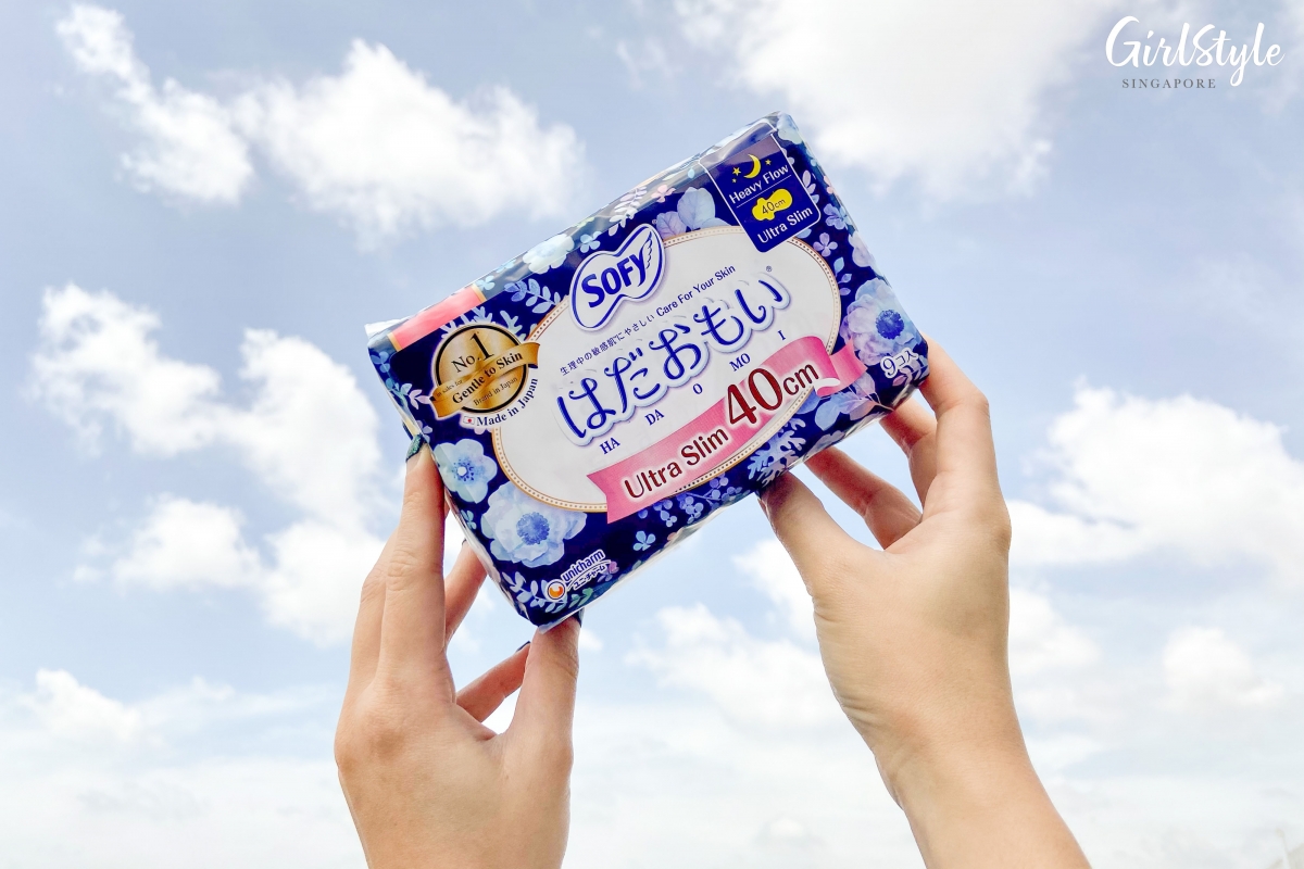 SOFY Hadaomoi Night pad lifestyle shot