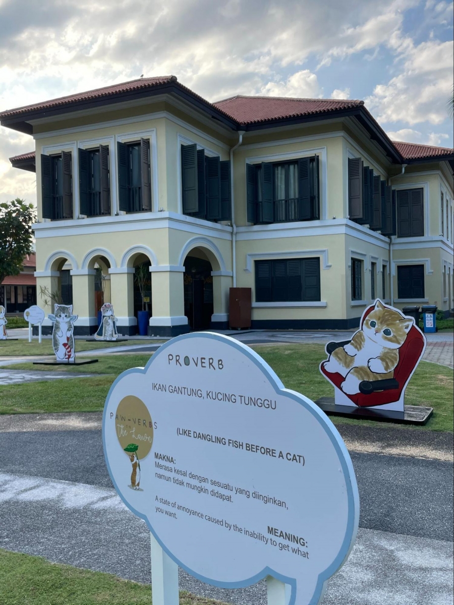 Paw-verbs on the Lawn Singapore