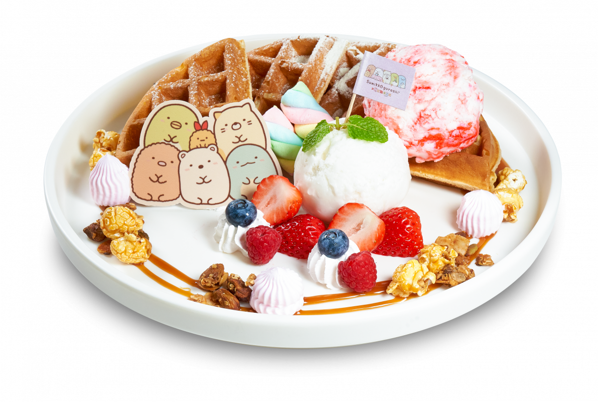 Kumoya x Sumikkogurashi waffles