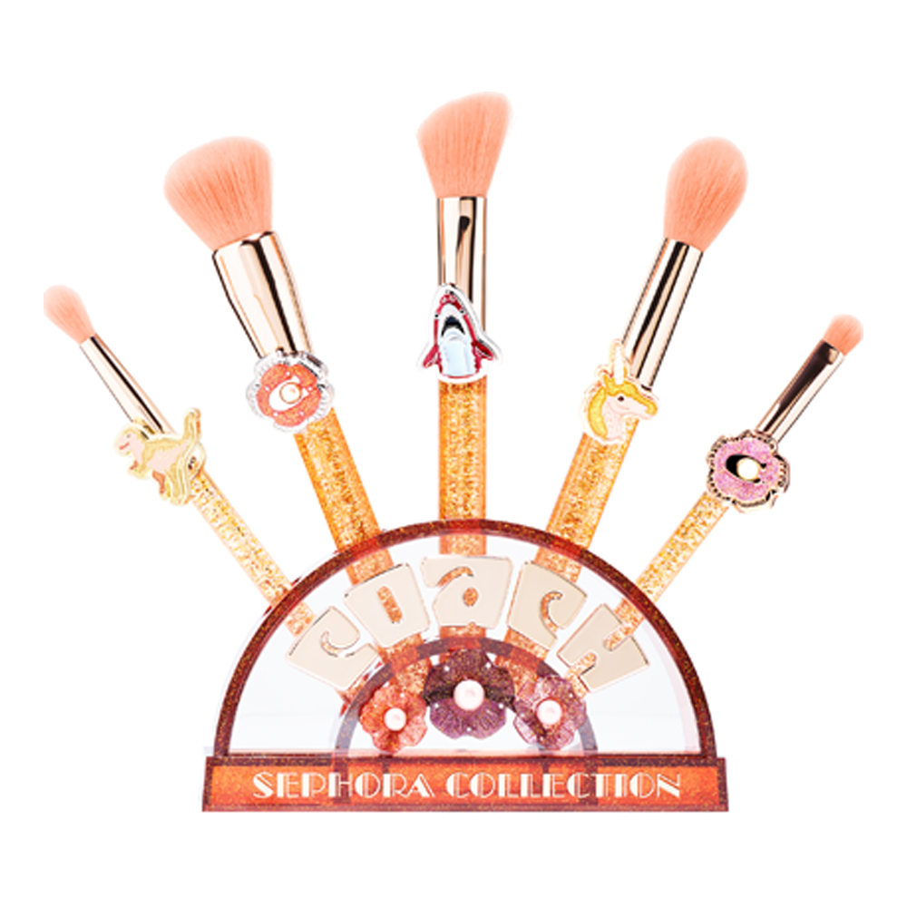 Coach x Sephora Tea Rose brush set