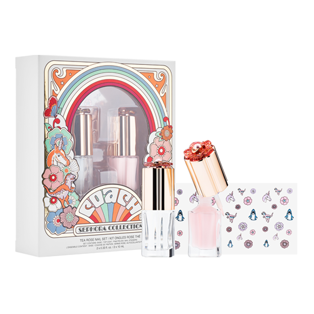 Coach x Sephora Tea Rose packaging