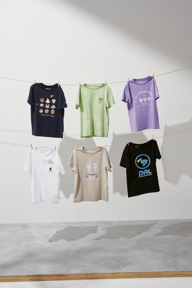 UNIQLO UT Animal Crossing kids t-shirts