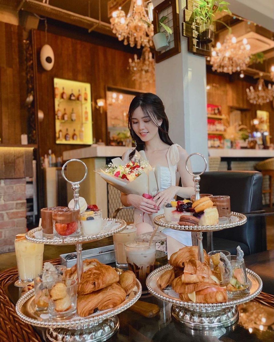 Birthday celebration with high tea set at The Coastal Settlement