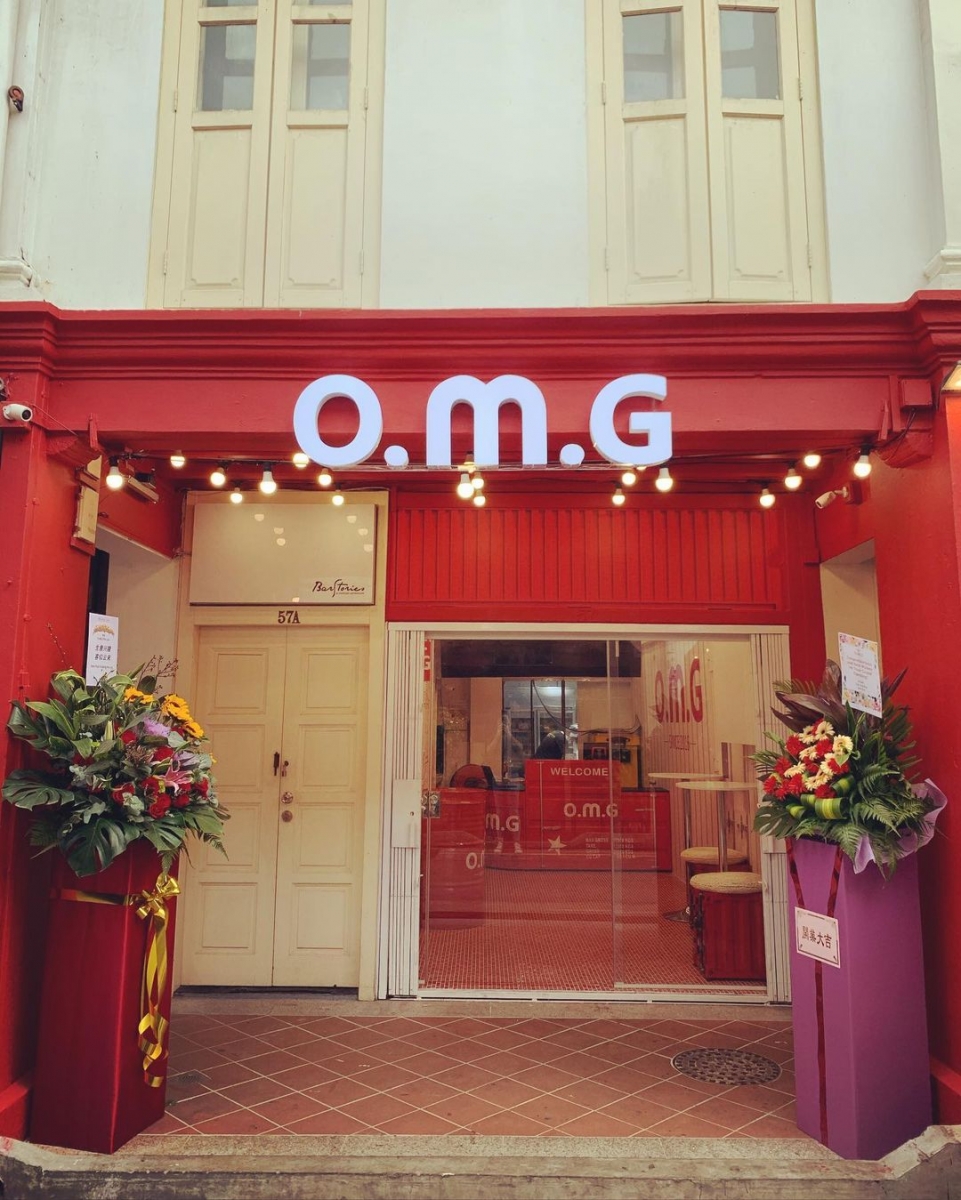 o.m.g stall at Bugis