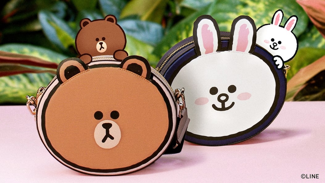 Furla X LINE FRIENDS Leather Bag & Accessories Collection In