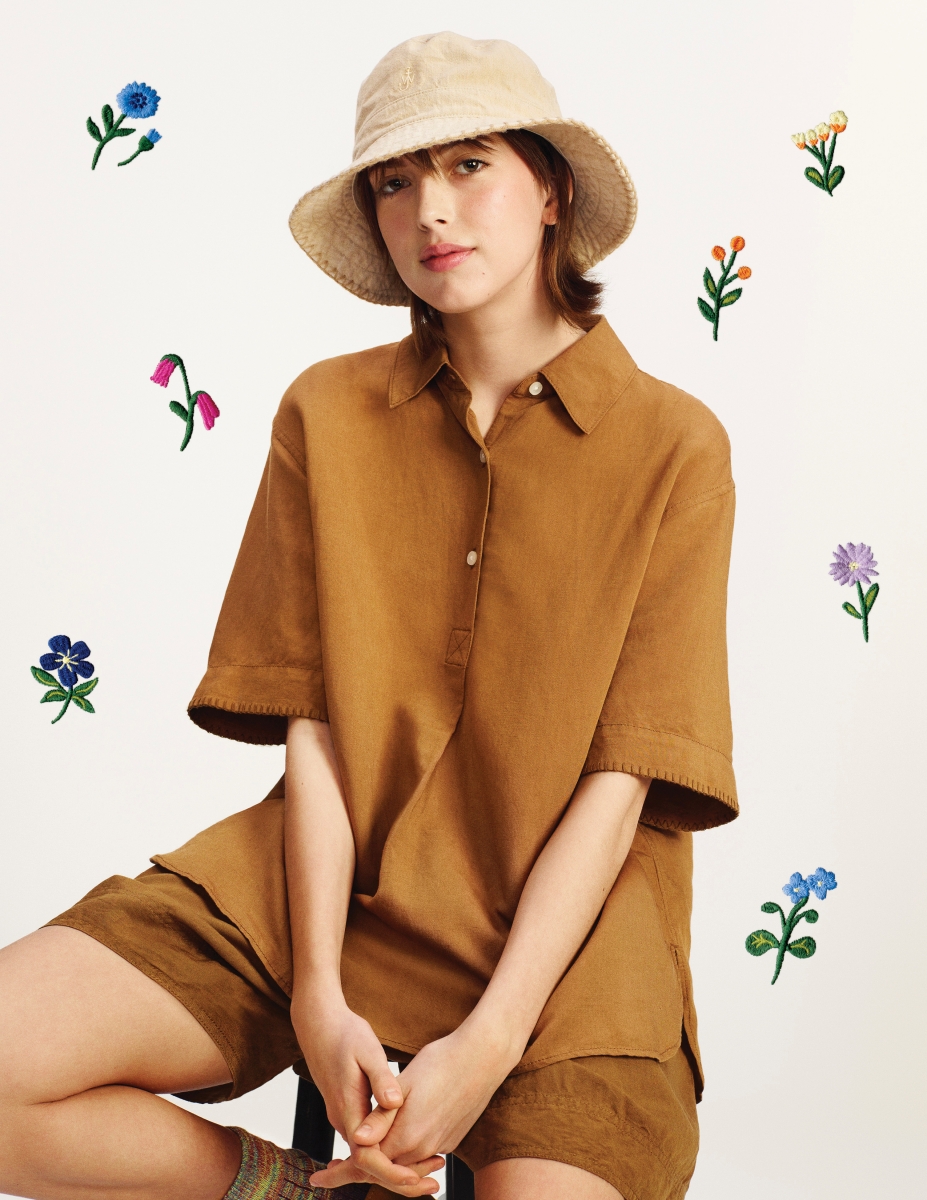 uniqlo JW Anderson womens linen shirt
