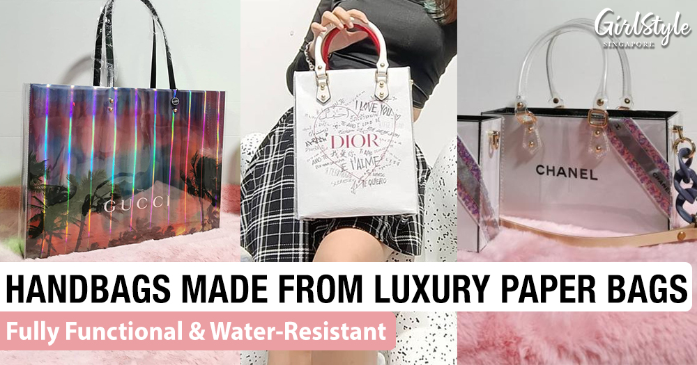 3R.SG Upcycles Authentic Luxury Paper Bags Into Real Handbags In Singapore
