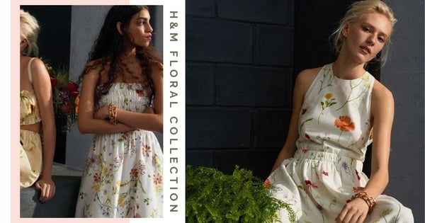H&M Singapore's New Floral Collection Includes Dreamy Dresses & Feminine Prints
