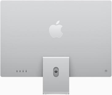 iMac in silver back