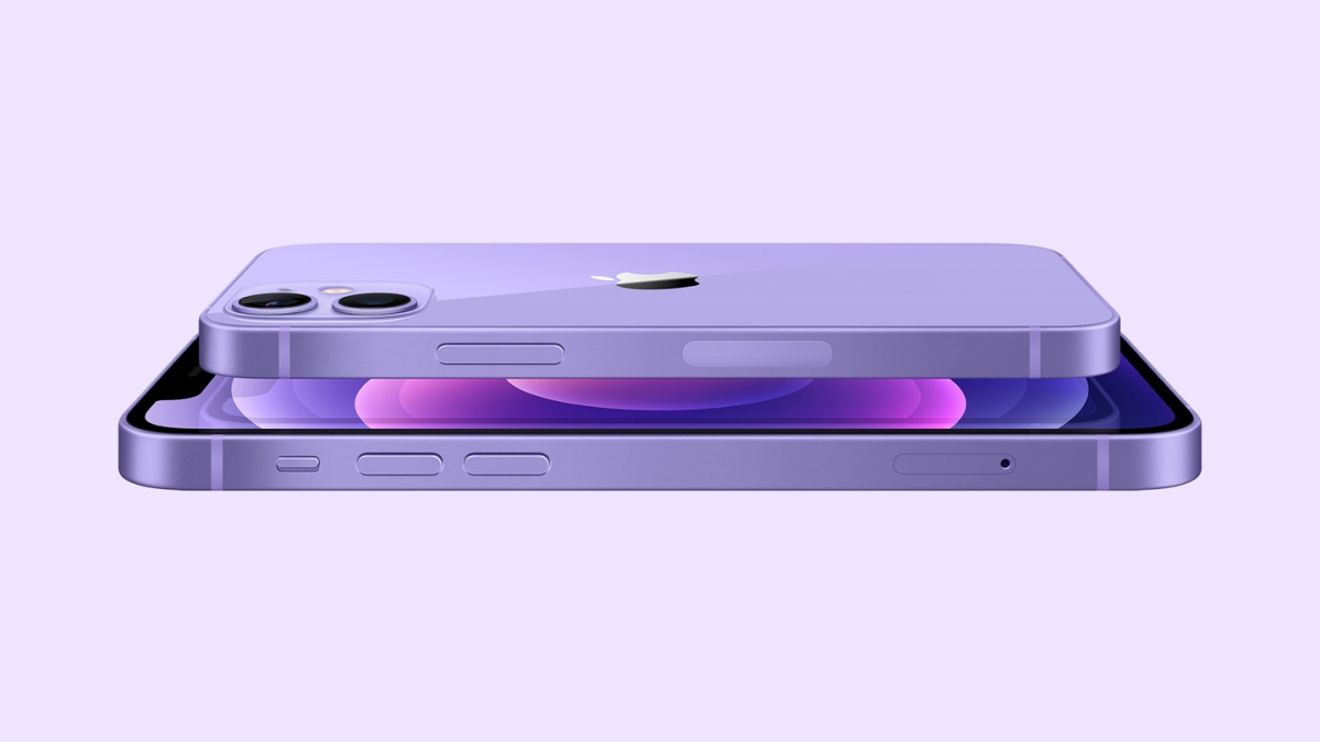 apple iphone 12 and iphone 12 mini purple