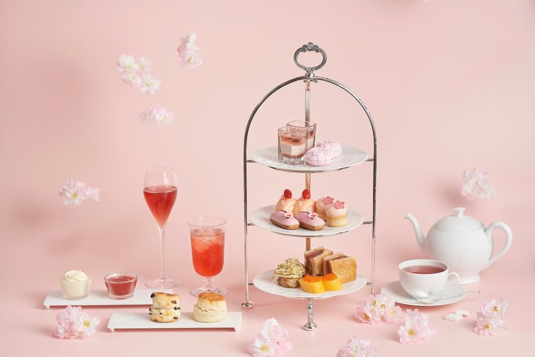 Sakura afternoon tea Raffles Hotel Singapore