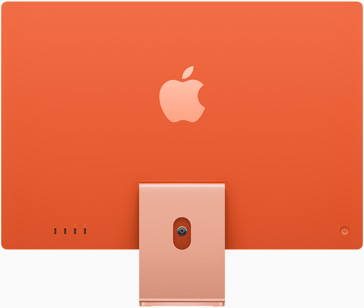 iMac in orange back