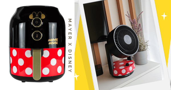 Mayer x Disney: New Mickey & Minnie Mouse Air Fryer & Fans Now Open For Pre-Order In Singapore