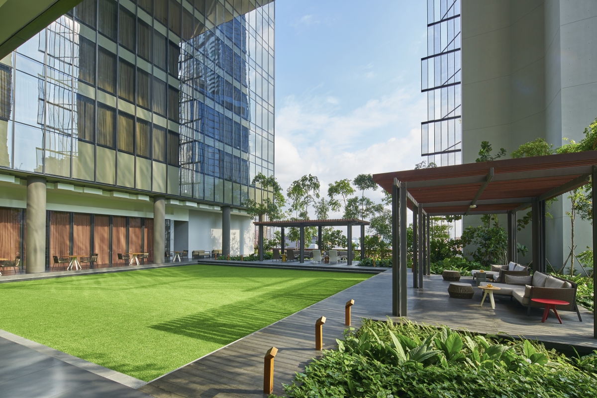 Oasia Hotel Downtown sky terrace