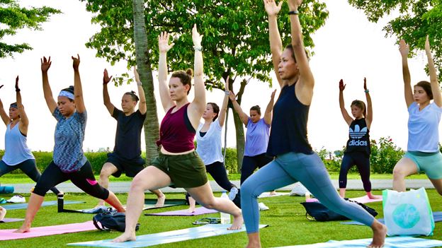 Yoga at Palawan Green