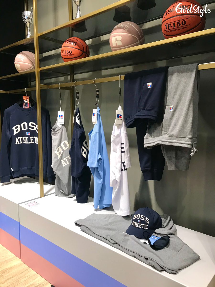 boss Russell Athletic blue clothes in singapore
