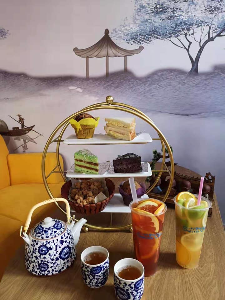 afternoon tea at sweetea caffe